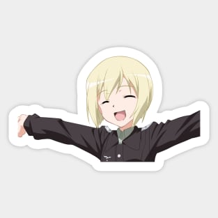 Erica Stretching Sticker